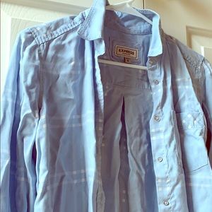 Express Boyfriend Button Up